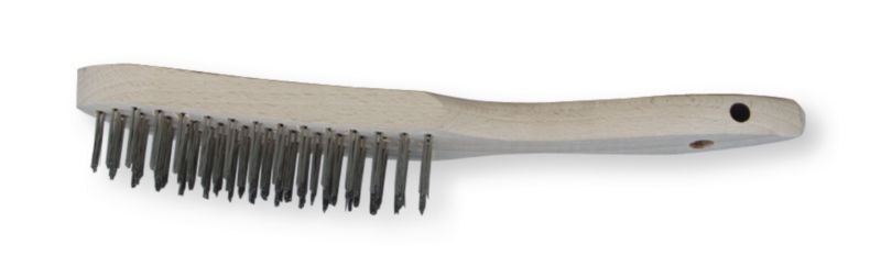 Outils - Outils divers - Brosse métallique inox 3 rangées (par 1)