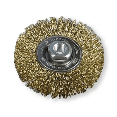 Outils - Outils divers - Brosse circulaire 115 mm M14, poils en laiton (par 1)