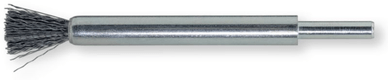 Brosse pinceau à poils crêpés en acier (par 1)