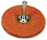 Brosse circulaire à poils d'aciers encapsulés sur tige de 6 mm (par 1)