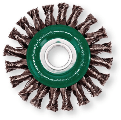 Outils - Outils divers - Brosse circulaire fils tressés inox 125 mm (par 1)