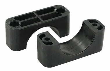 Pièces agricoles - Hydraulique - Demi-coq. noire lisse A6 48mm