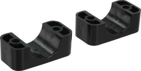 Pièces agricoles - Hydraulique - Demi-coq. noire lisse A4 30mm