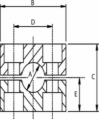 Pièces agricoles - Hydraulique - Corps de collier 1" (1)
