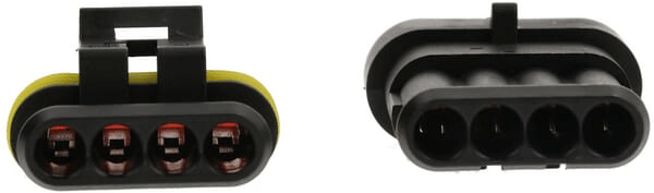 Pièces agricoles - Electricité - Jeu de connecteurs Superseal 4 fiches mâle + femelle