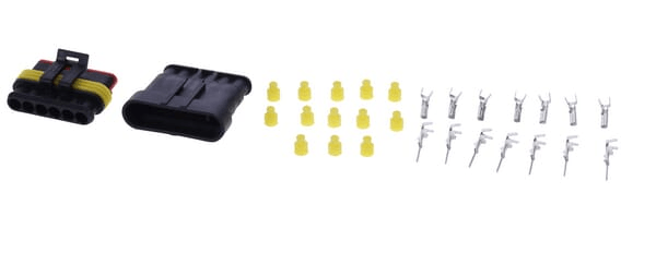 Pièces agricoles - Electricité - Jeu de connecteurs Superseal 6 fiches mâle + femelle