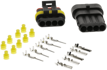 Pièces agricoles - Electricité - Jeu de connecteurs Superseal 4 fiches mâle + femelle