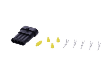 Pièces agricoles - Electricité - Jeu de connecteurs Superseal 4 fiches mâle