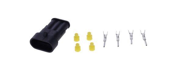 Pièces agricoles - Electricité - Jeu de connecteurs Superseal 3 fiches mâle