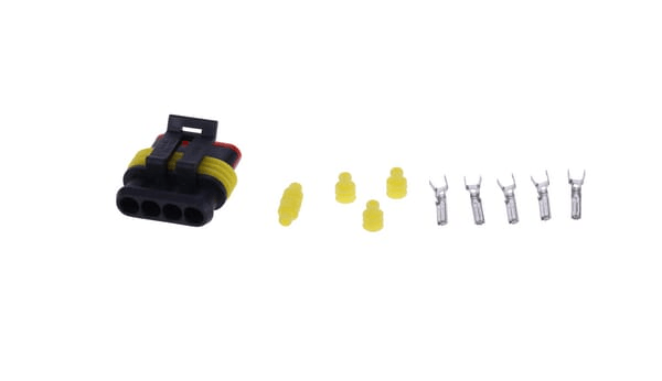 Pièces agricoles - Electricité - Jeu de connecteurs Superseal 4 fiches femelle