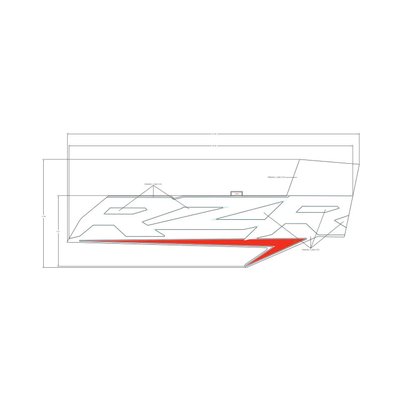 Pièces Quad & Motos - Pièces communes - DECAL-DOOR,RZR,LH Polaris origine