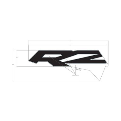 Pièces Quad & Motos - Pièces communes - DECAL-RR.DOOR,MID,RZR,RH Polaris origine