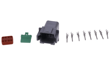 Pièces agricoles - Electricité - Jeu de connecteurs DT 8 fiches mâle