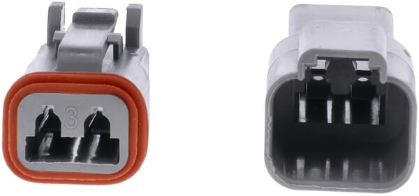 Pièces agricoles - Electricité - Jeu de connecteurs DT 2 fiches mâle + femelle
