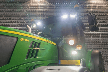 Pièces agricoles - Eclairage - Projecteur de travail LED, 40W, 3500lm, ovale, 12-24V, 190x107x63mm, Ultra grand angle, Kramp