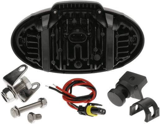 Pièces agricoles - Eclairage - Projecteur de travail LED, 40W, 3500lm, ovale, 12-24V, 190x107x63mm, Ultra grand angle, Kramp