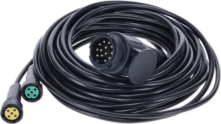 Pièces agricoles - Electricité - Jeu de câbles 7m, fiche 13 pôles -2x connecteur 5 pôles