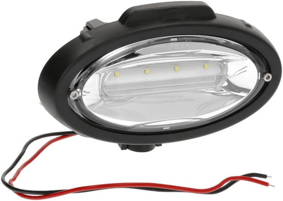 Pièces agricoles - Eclairage - Projecteur de travail LED, 40W, 3500lm, ovale, 12-24V, 190x107x63mm, Ultra grand angle, Kramp