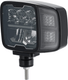 Phare LED, rectangulaire, 12/24V, 220x197,2x80,5mm, chauffé, feux de route/feux de croisement, gauche