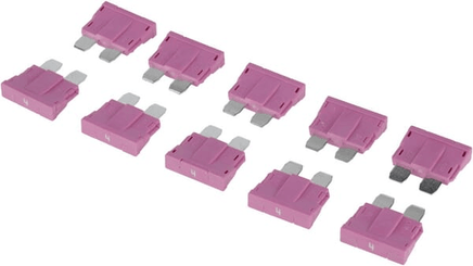 Pièces agricoles - Electricité - Fusible à lame standard 80V 4A rose paquet de 10x Kramp