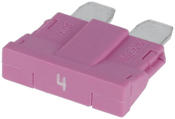 Pièces agricoles - Electricité - Fusible à lame standard 80V 4A rose paquet de 10x Kramp