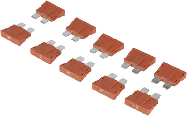 Pièces agricoles - Electricité - Fusible à lame standard 80V 40A orange paquet de 10x Kramp