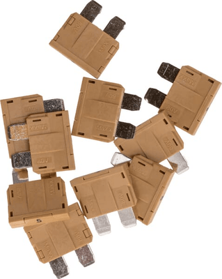 Pièces agricoles - Electricité - Fusible à lame standard 80V 5A beige paquet de 10x Kramp