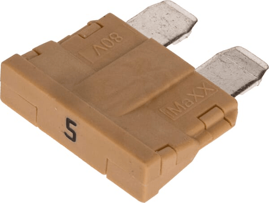 Pièces agricoles - Electricité - Fusible à lame standard 80V 5A beige paquet de 10x Kramp
