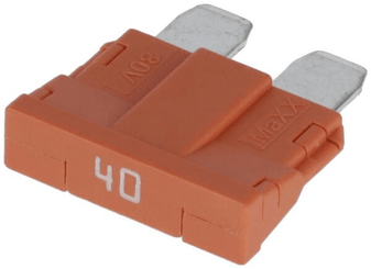 Pièces agricoles - Electricité - Fusible à lame standard 80V 40A orange paquet de 10x Kramp