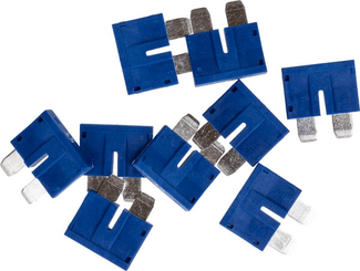 Pièces agricoles - Electricité - Fusible à lame standard 80V 15A bleu paquet de 10x Kramp