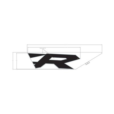Pièces Quad & Motos - Pièces communes - DECAL-FR.DOOR,MID,RZR,RH Polaris origine