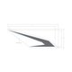 DECAL-REAR WING,RH,AZGRAY Polaris origine