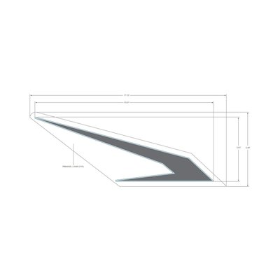 Pièces Quad & Motos - Pièces communes - DECAL-REAR WING,RH,AZGRAY Polaris origine