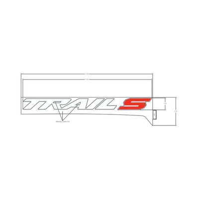 Pièces Quad & Motos - Pièces communes - DECAL-RR.FNDR,BTM,TRAILS,RH Polaris origine
