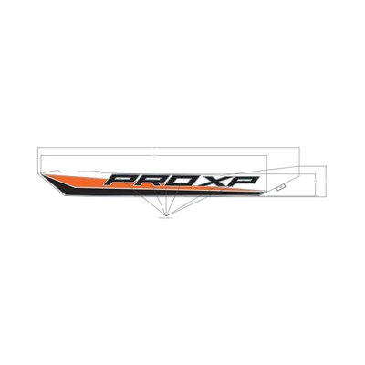 Pièces Quad & Motos - Pièces communes - DECAL-RR.FNDR,LWR,PROXP,RH Polaris origine