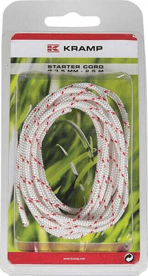 Pièces agricoles - Moteurs pièce adaptable - Cordon de démarrage 3.5mm x 2.5m blanc