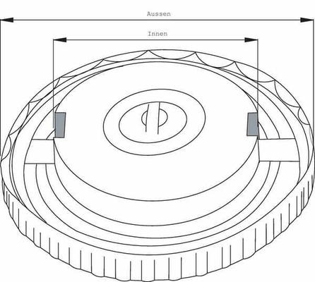 Pièces agricoles - Moteurs pièce adaptable - Bouchon de réservoir