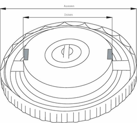 Pièces agricoles - Moteurs pièce adaptable - Bouchon de réservoir