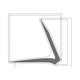 DECAL-FNDR,FRT,LH,AZURE GRAY Polaris origine