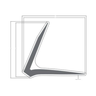 Pièces Quad & Motos - Pièces communes - DECAL-FNDR,FRT,RH,AZURE GRAY Polaris origine