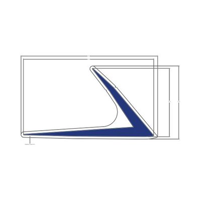 Pièces Quad & Motos - Pièces communes - DECAL-FNDR,RR,RH,BLUE Polaris origine