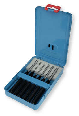 Boulonnerie, quincaillerie - Meubles, rangements - Coffret métal chasse-goupille 6pcs (par 1)