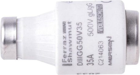 Pièces agricoles - Electricité - Fusible 500V 35A longueur 50mm