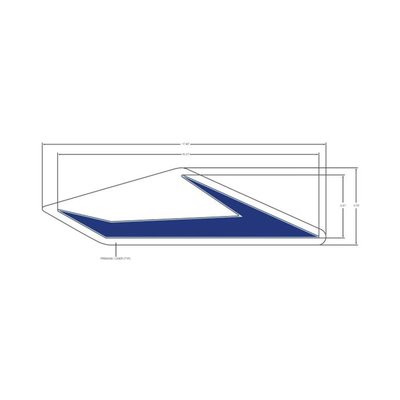Pièces Quad & Motos - Pièces communes - DECAL-FRT WING,RH,BLUE Polaris origine