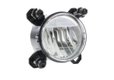 Phare LED, 16W, rectangulaire, 12-24V, Ø90mm,AMP superseal 3 broches, feux de route/feux de croisement, Sacex