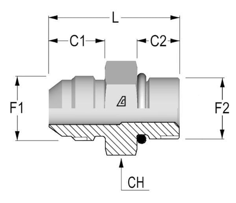 Pièces agricoles - Hydraulique - Adaptateur