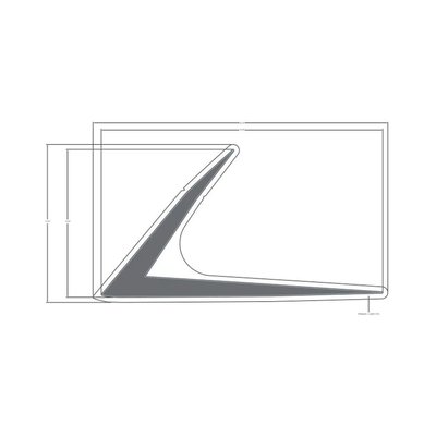 Pièces Quad & Motos - Pièces communes - DECAL-FNDR,RR,LH,AZURE GRAY Polaris origine
