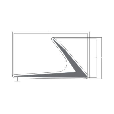 Pièces Quad & Motos - Pièces communes - DECAL-FNDR,RR,RH,AZURE GRAY Polaris origine
