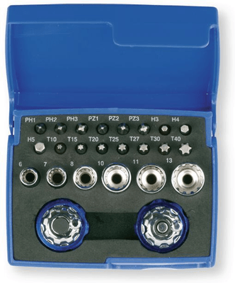 Boulonnerie, quincaillerie - Meubles, rangements - Coffret mini-cliquets 1/4'' (par 1)