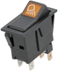 Interrupteur à bascule, I-0, on-on, 12V, 4 pôles, lampe de travail droite